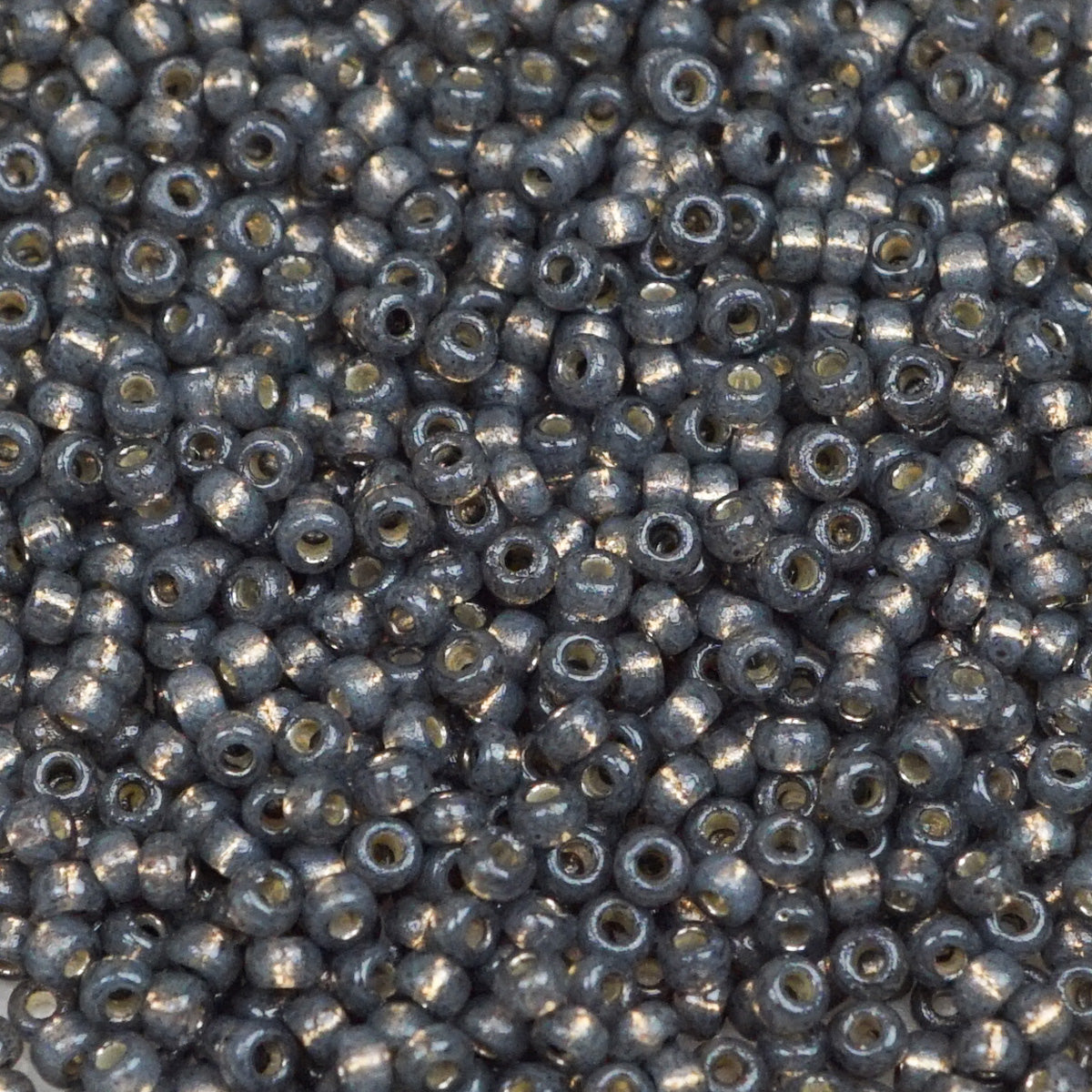 45-1194251.SLC.1.jpg 11/0 Seed Bead - Duracoat Silver Lined Dark Charcoal 23g Image