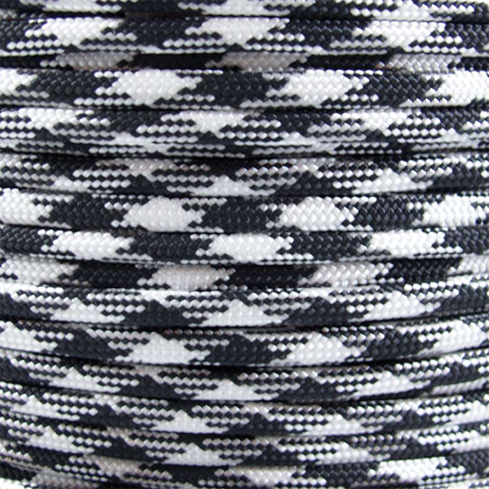099-2001.SLC.jpg Paracord - Black & White yd Image