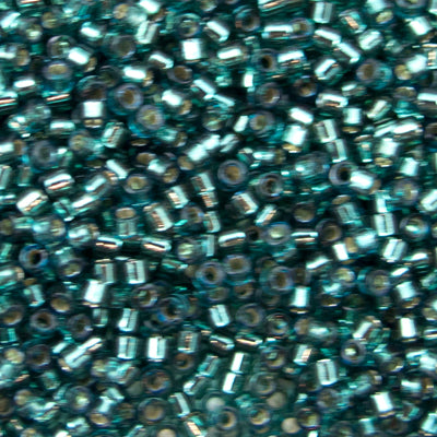 Delica Bead - Teal Silver Lined DB607