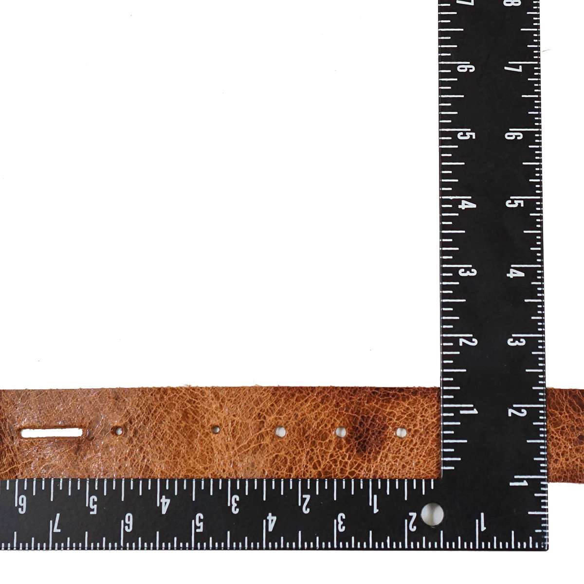 100-217.SLC.2.jpg Single Hole Belt Blank - Buffalo Vintage Tan Image