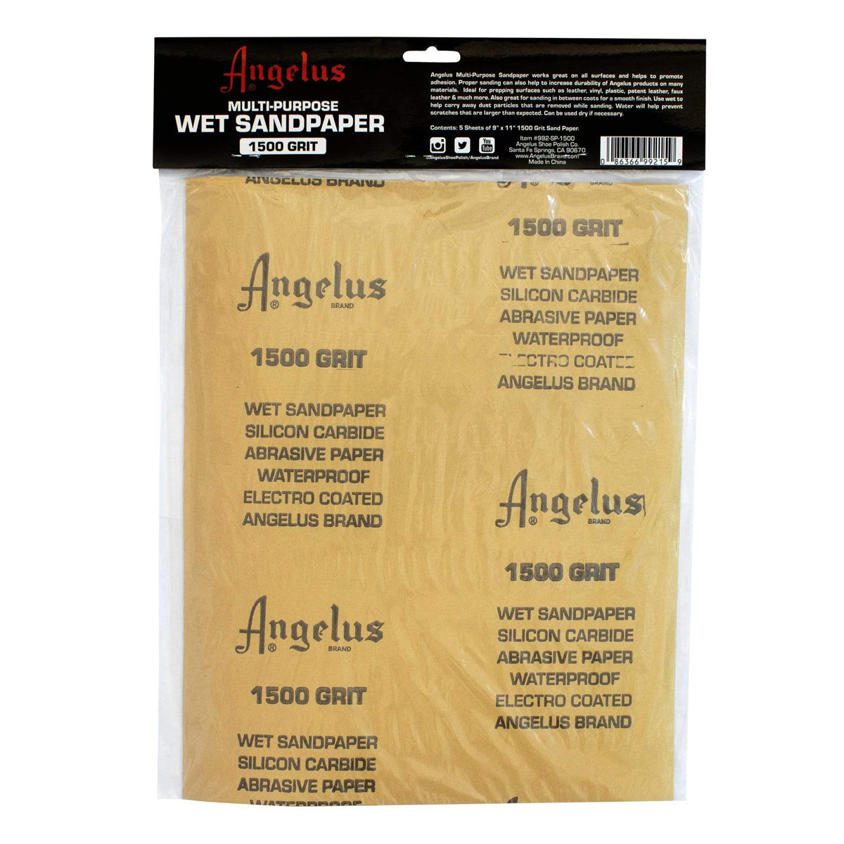 ASP.1500 Grit.02.jpg Angelus Multi-Purpose Wet Sandpaper Image