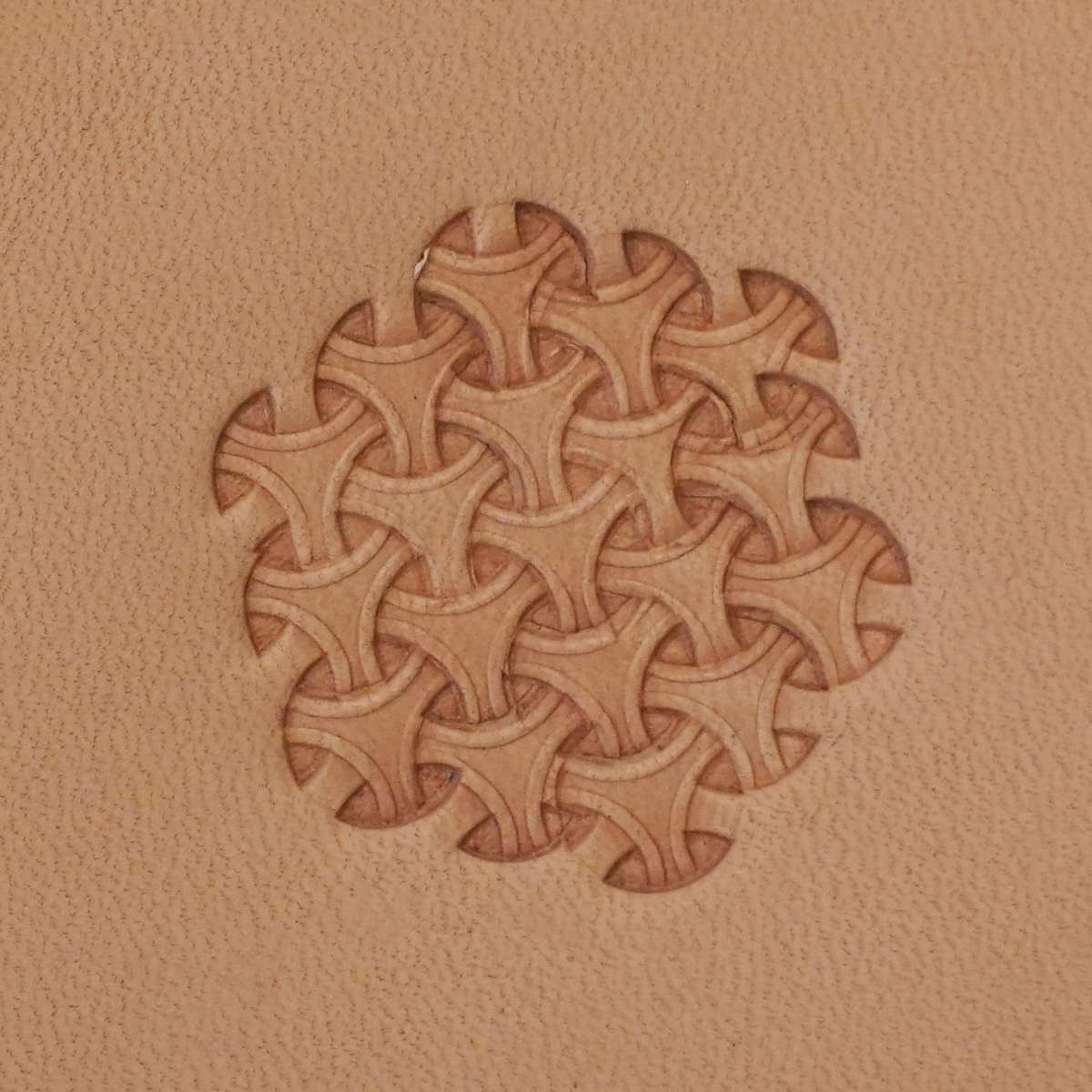 932-112.SLC.02.jpg SN Stamping Tool - 112-3 Tri-Circle Basketweave Image