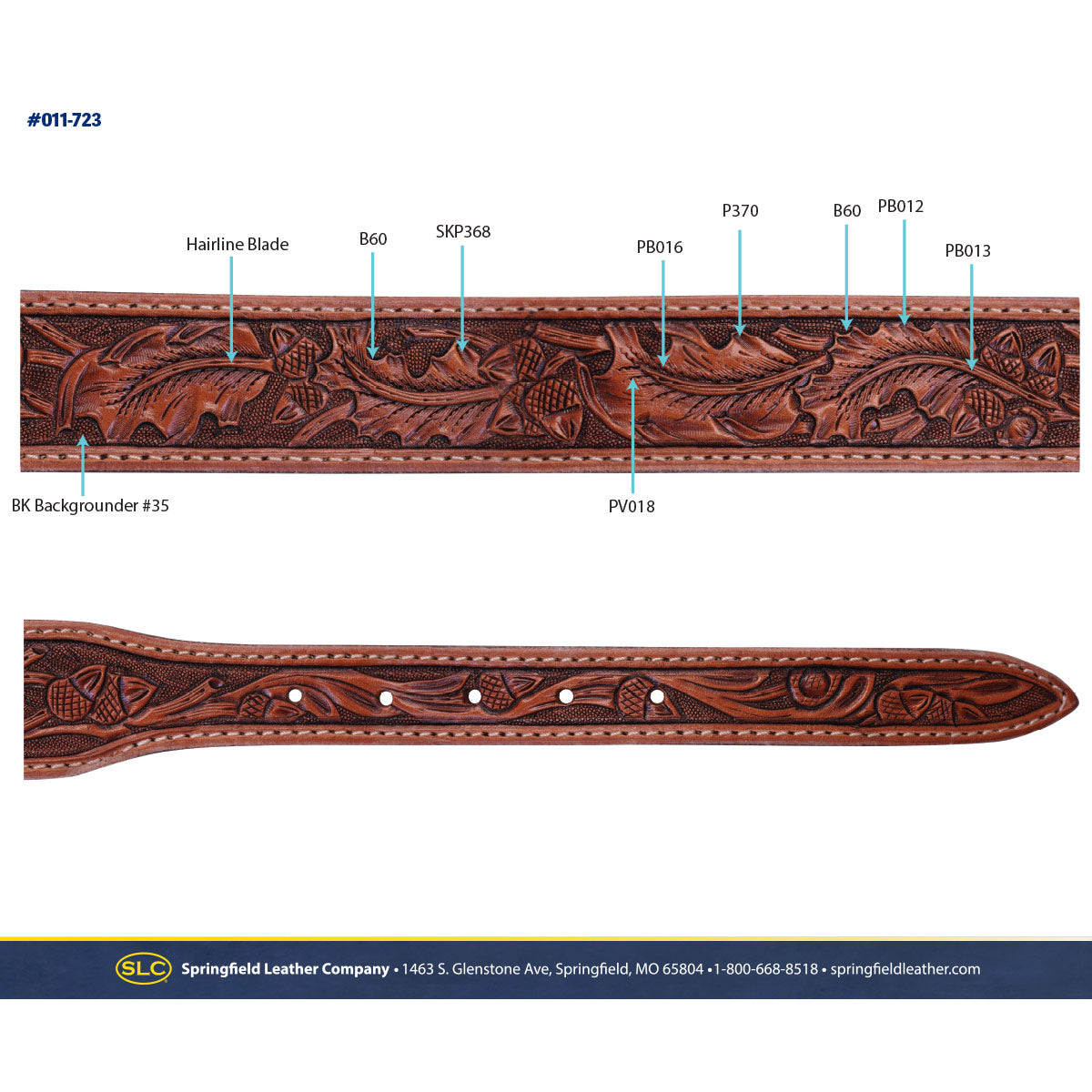 011-723.SLC.03.jpg CarveRite - Oak Leaf & Acorn Belt Image