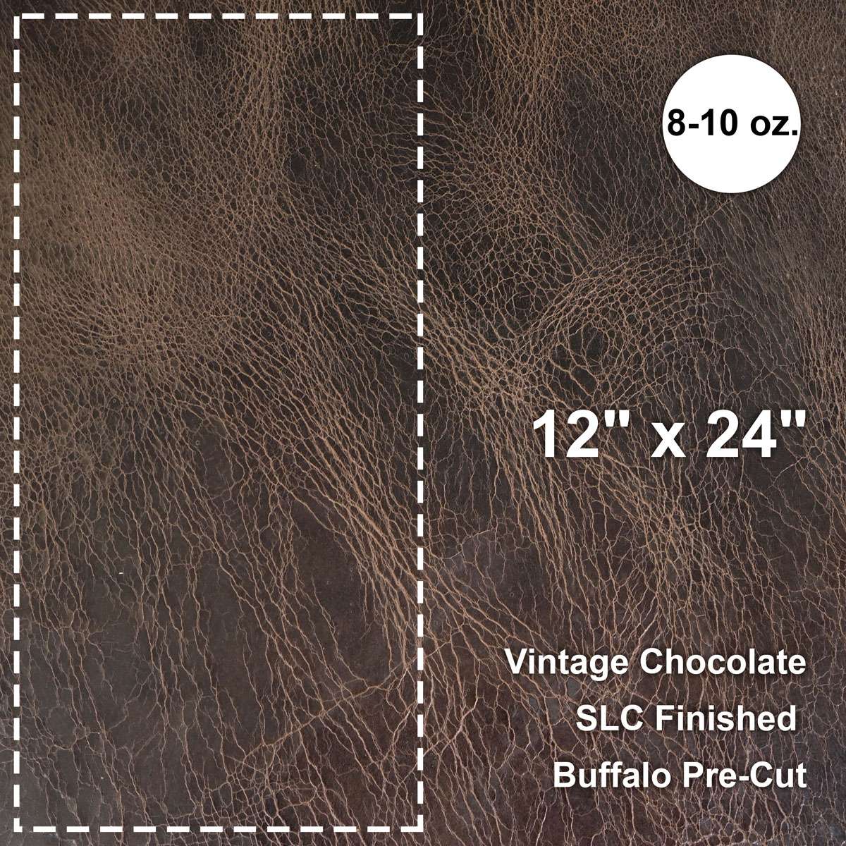 133-422404.SLC.1.jpg 12"x24" Vintage Chocolate Buffalo Pre-Cut Image