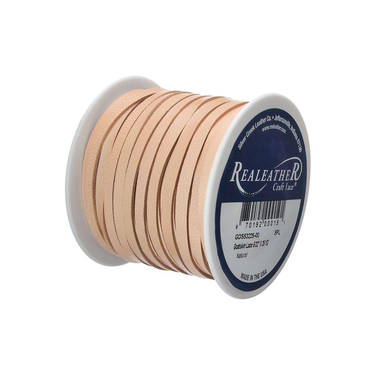 28-9005.SLC.02.jpg Lace Supreme Leather 3/32" x 25 yds Image