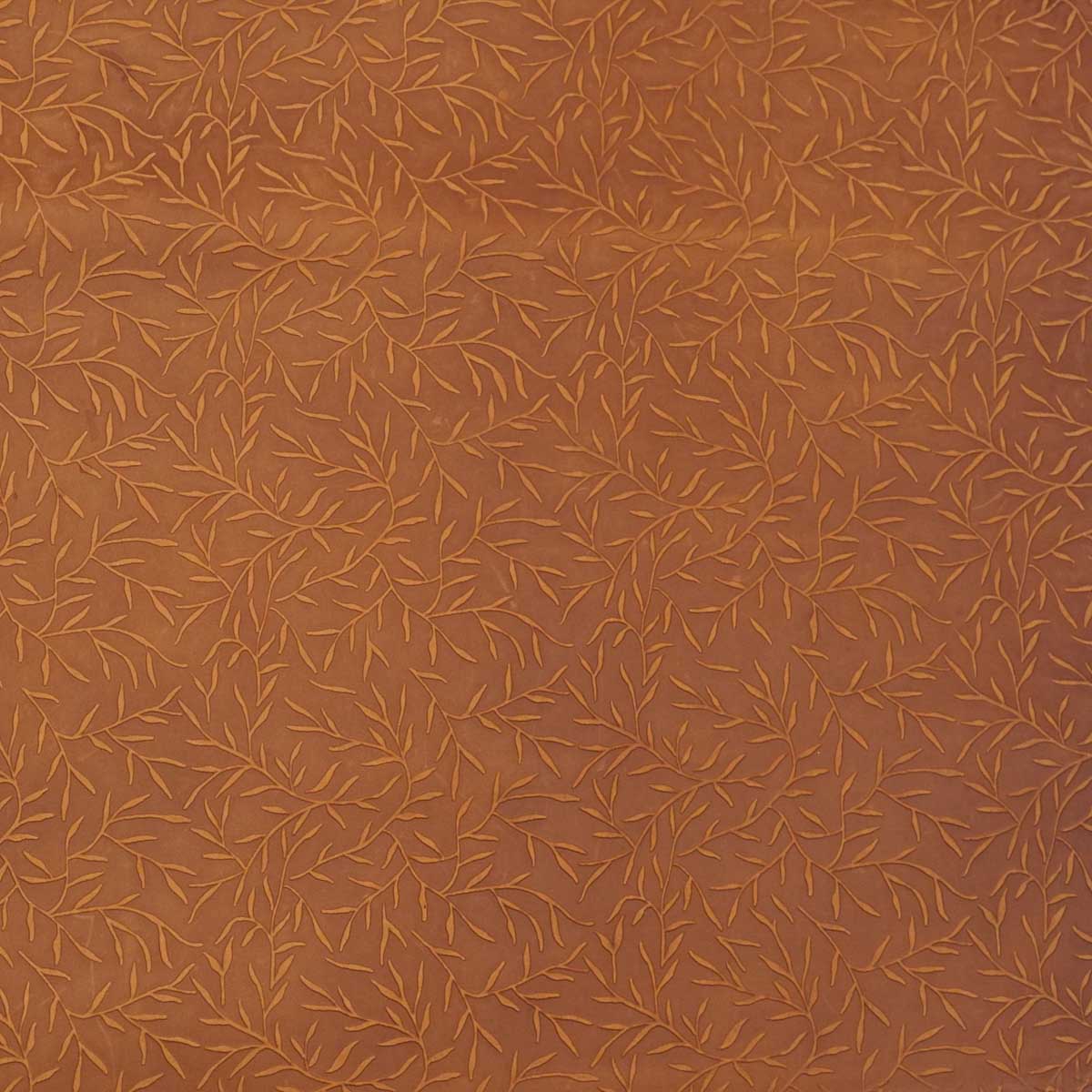 VEC.Sepia.03.jpg Vines Embossed Cow Image