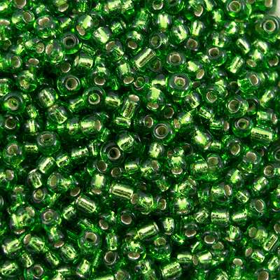 222-144202.SLC.jpg 10/0 Seed Beads - Green Lined 110g Image