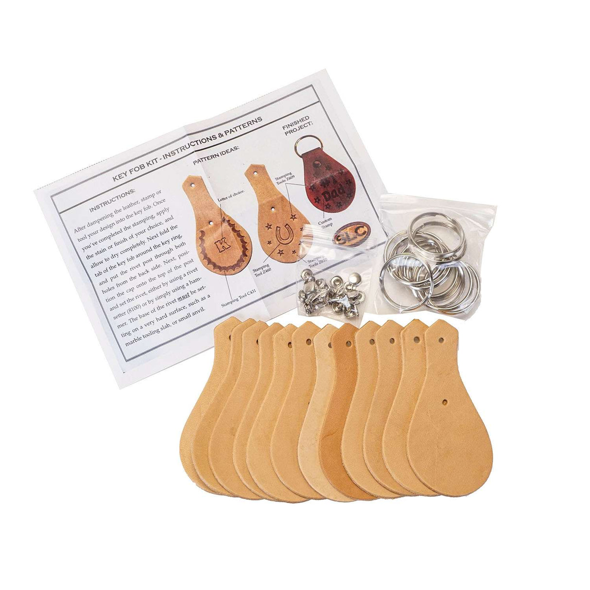 144-414912.SLC.02.jpg Key Fob Group Kit 12 Pack Image