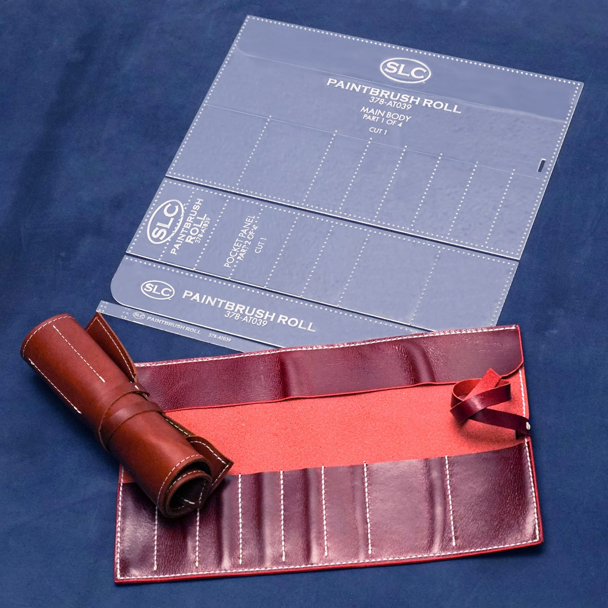 378-AT039.SLC.01.jpg Acrylic Template - Paint Brush / Tool Roll Image