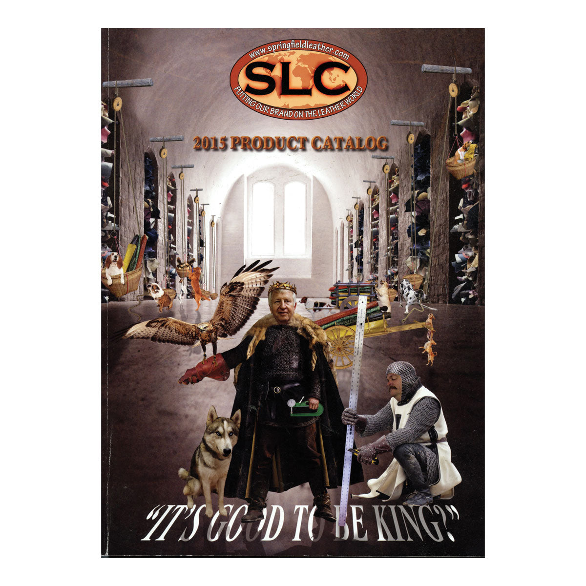 144-3330.SLC.1.jpg 2015 Catalog Postcard "Knights of the Leathercrafting Table Image