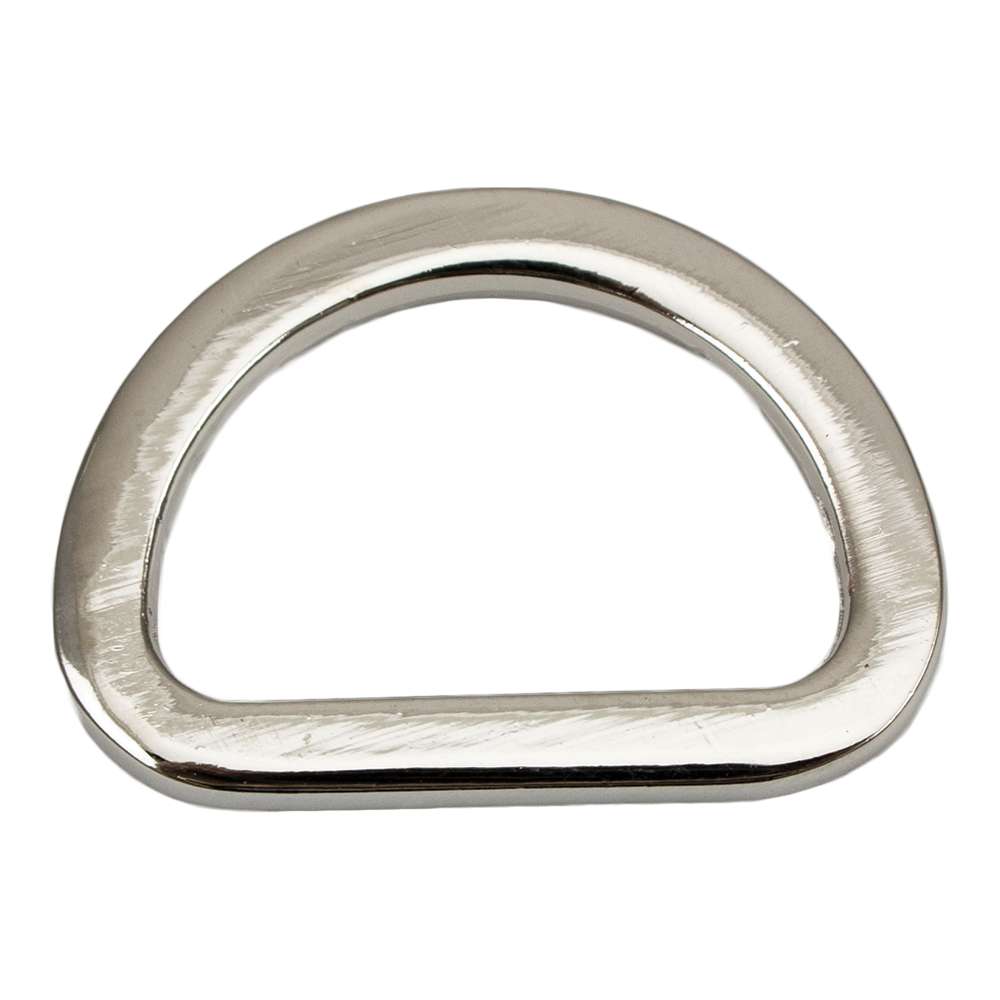 020-304101.SLC.jpg 3/4" Flat Cast D-Ring - Nickel Plate Image