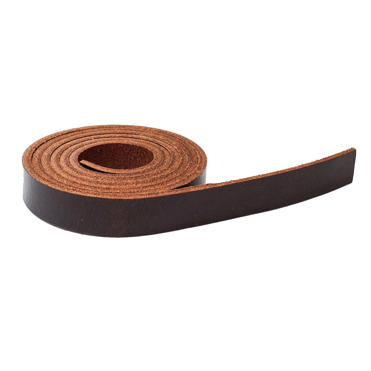 Buffalo Belt Strips, Antique Mahogany ¾