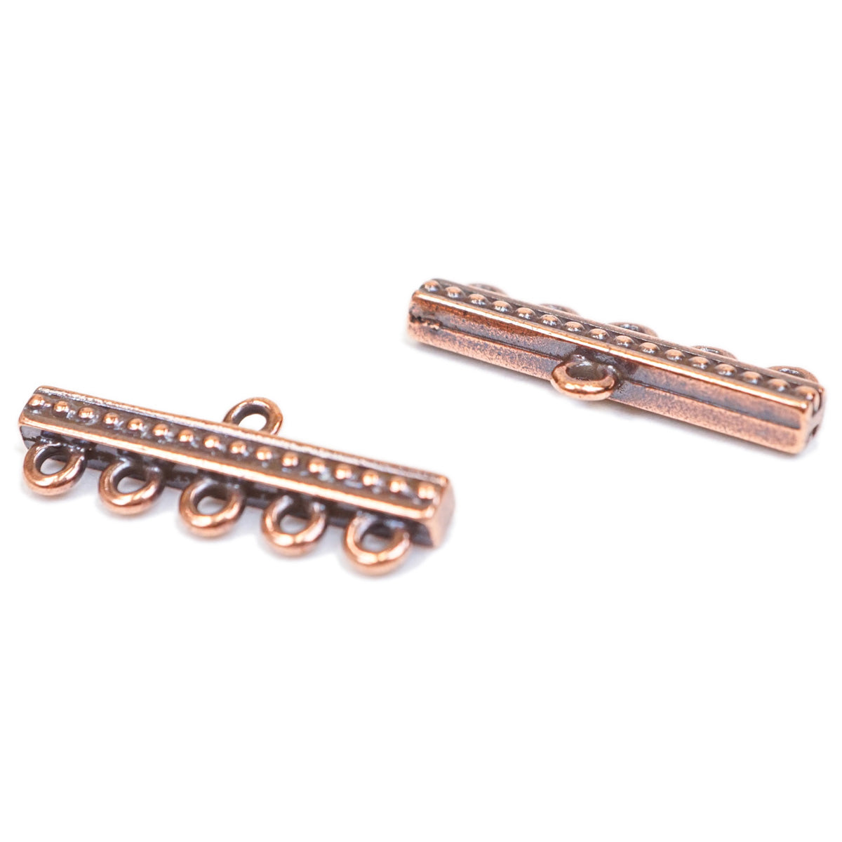 244-305618.SLC.2.jpg 26mm 5 Strand Dots Link - Antique Copper Image