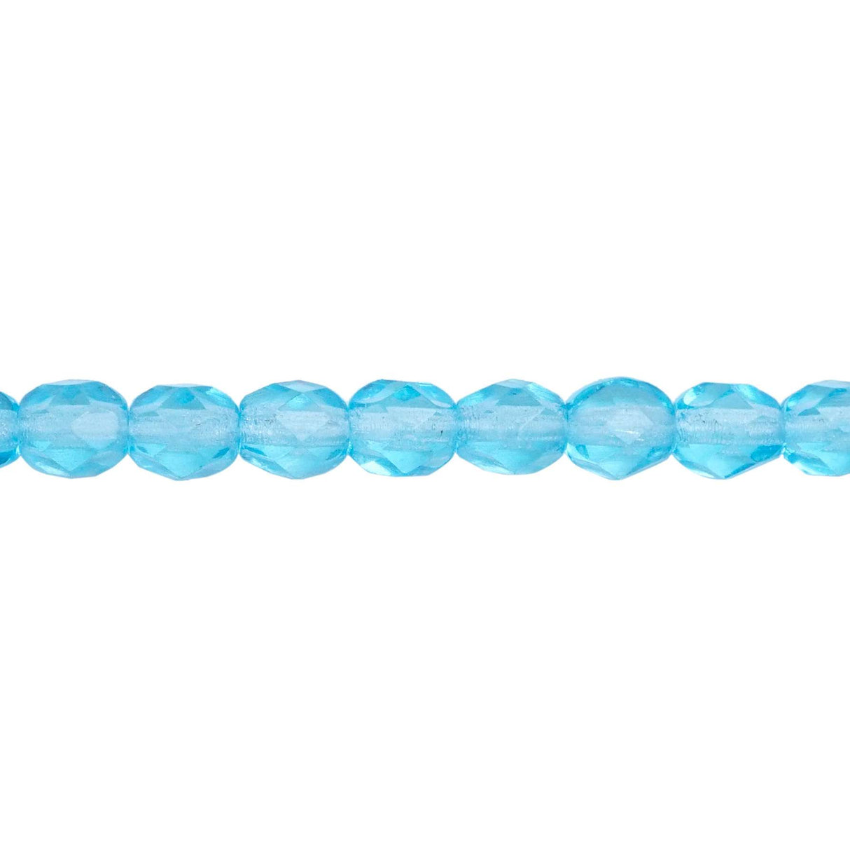 339-46.SLC.1.jpg 4mm Aqua Bead Strand - Firepolished Image