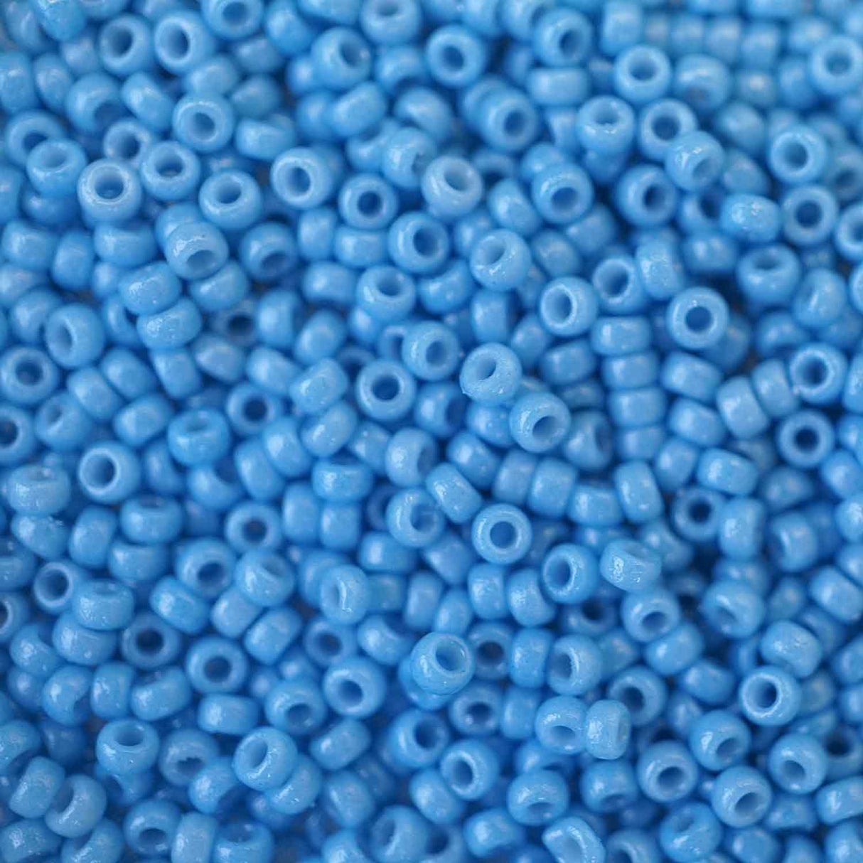 45-1594482.SLC.01.jpg 15/0 Seed Beads - Duracoat Opaque Dyed Faded Denim 8.2g Image