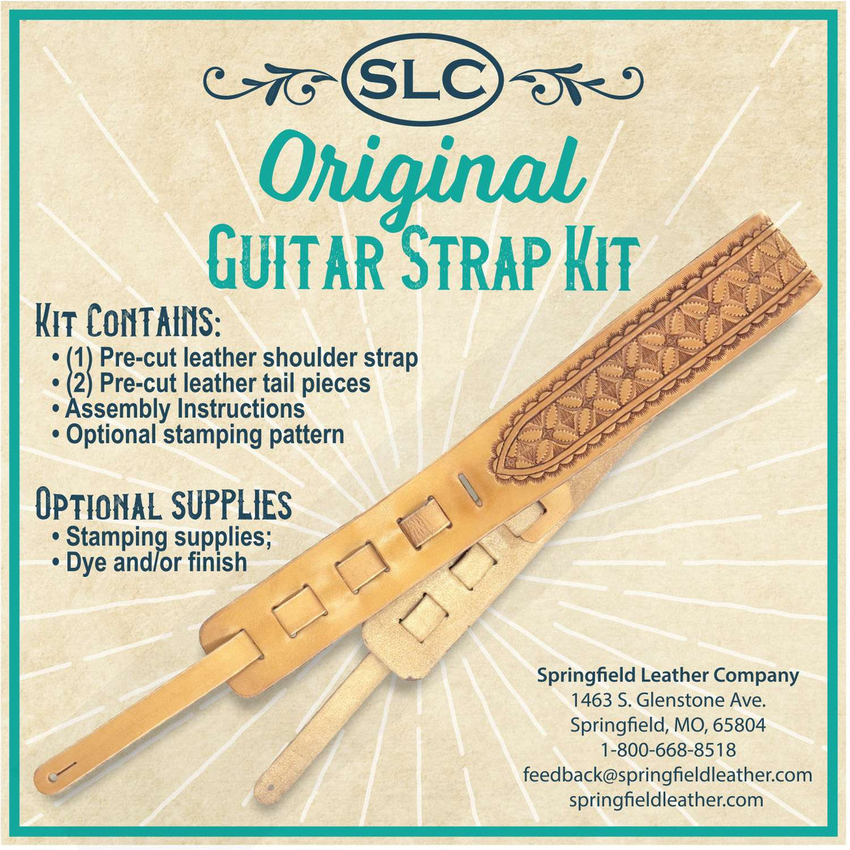 144-4442100.SLC.1.jpg SLC Original Guitar Strap Kit Image