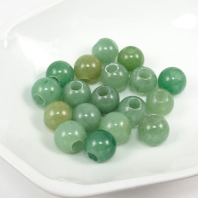 185-13.SLC.jpg 12mm Green Aventurine Strand Image