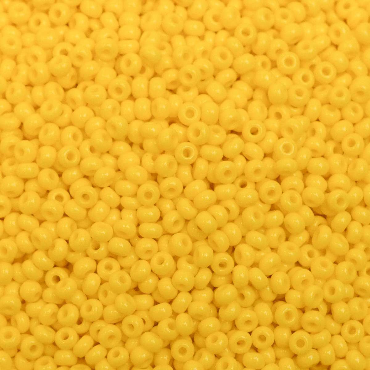 26-110146.SLC.1.jpg 11/0 Seed Beads - Opaque Yellow 22g Image