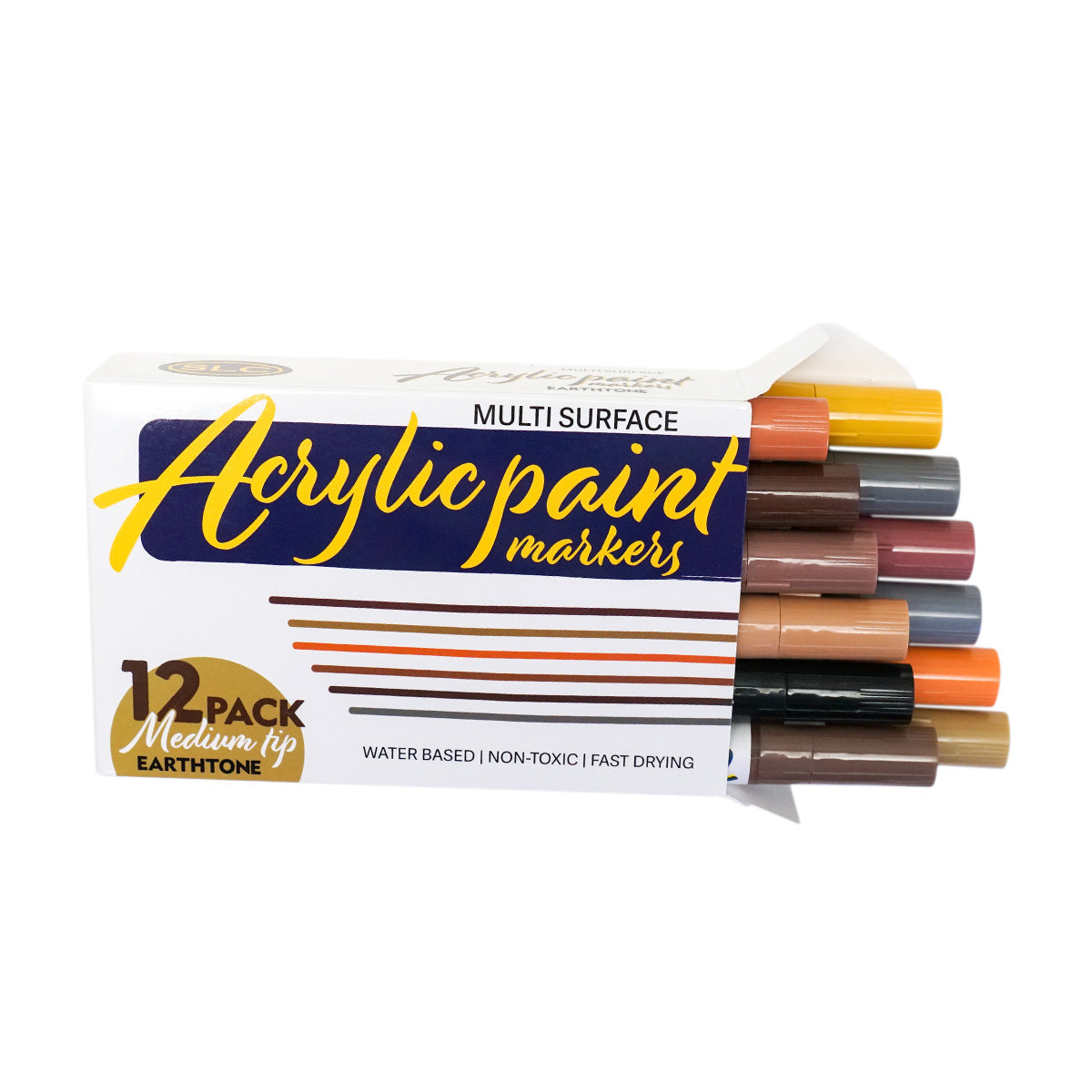 APMS.Earthtones.01.jpg SLC Acrylic Paint Marker 12 Pack Image