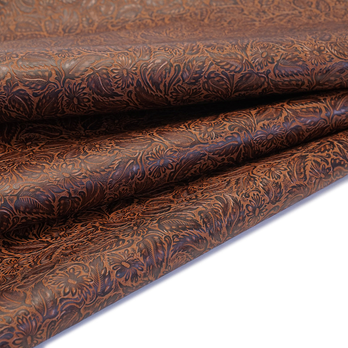 DFL.Cognac.01.jpg Daisy Floral Embossed Cow Image