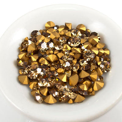 45-6702.SLC.jpg Preciosa Chaton Medley - Light Colorado Topaz Image