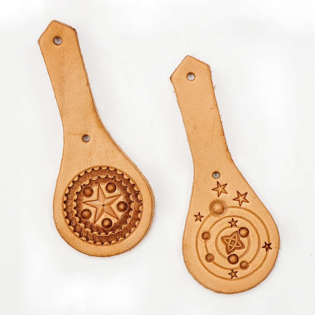 SHP076.SLC.2.jpg Leather Shape - Mini Standard Key Fob Image