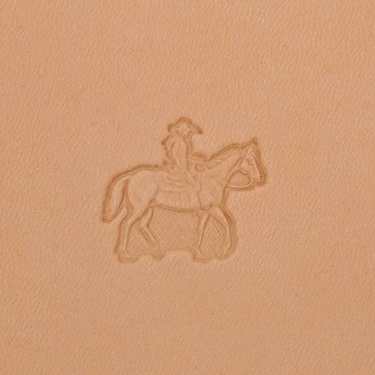 011-8831400.SLC.01.jpg Horse & Rider - 3D Stamp Image
