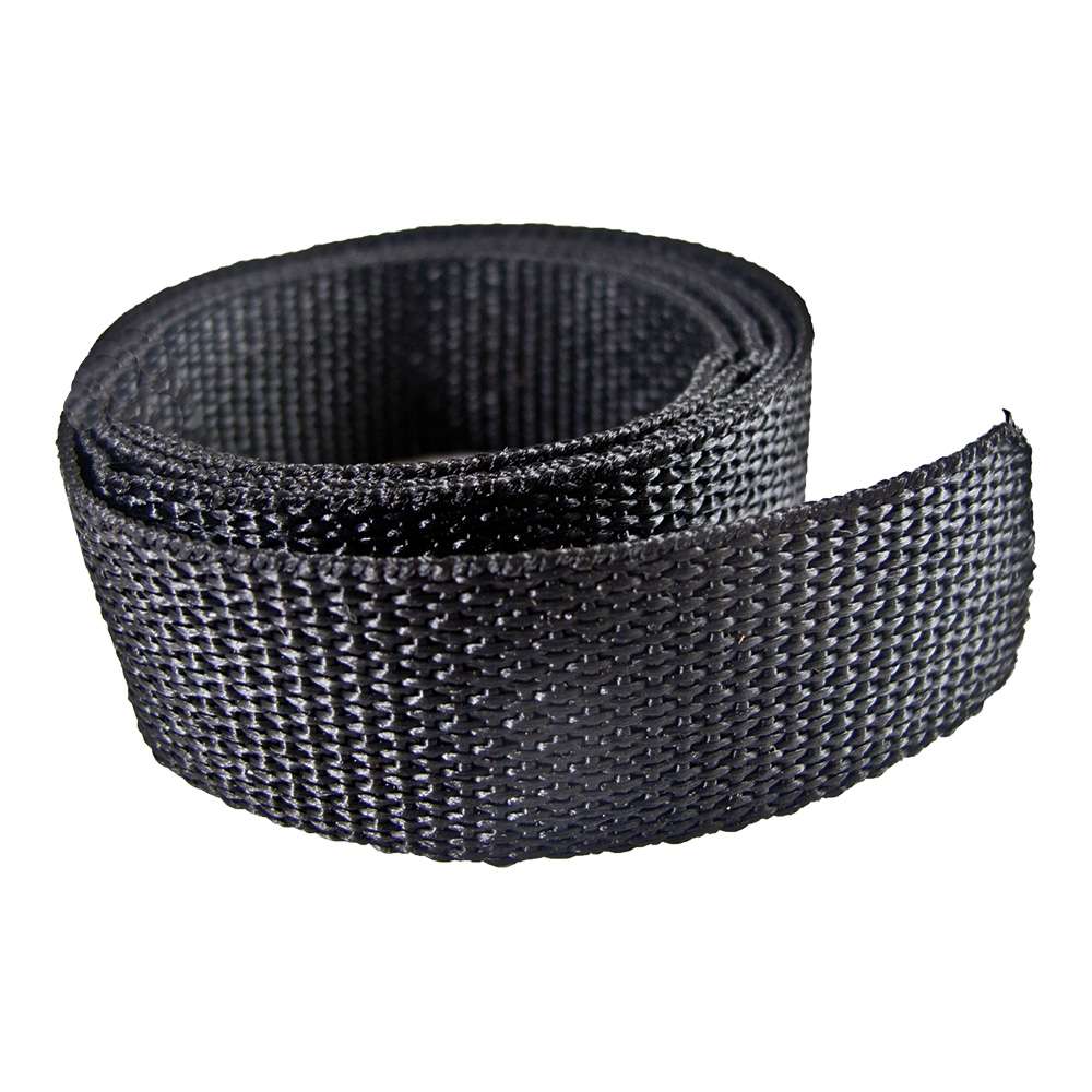 85-1201.SLC.jpg 1" Poly Webbing - Black Yd Image