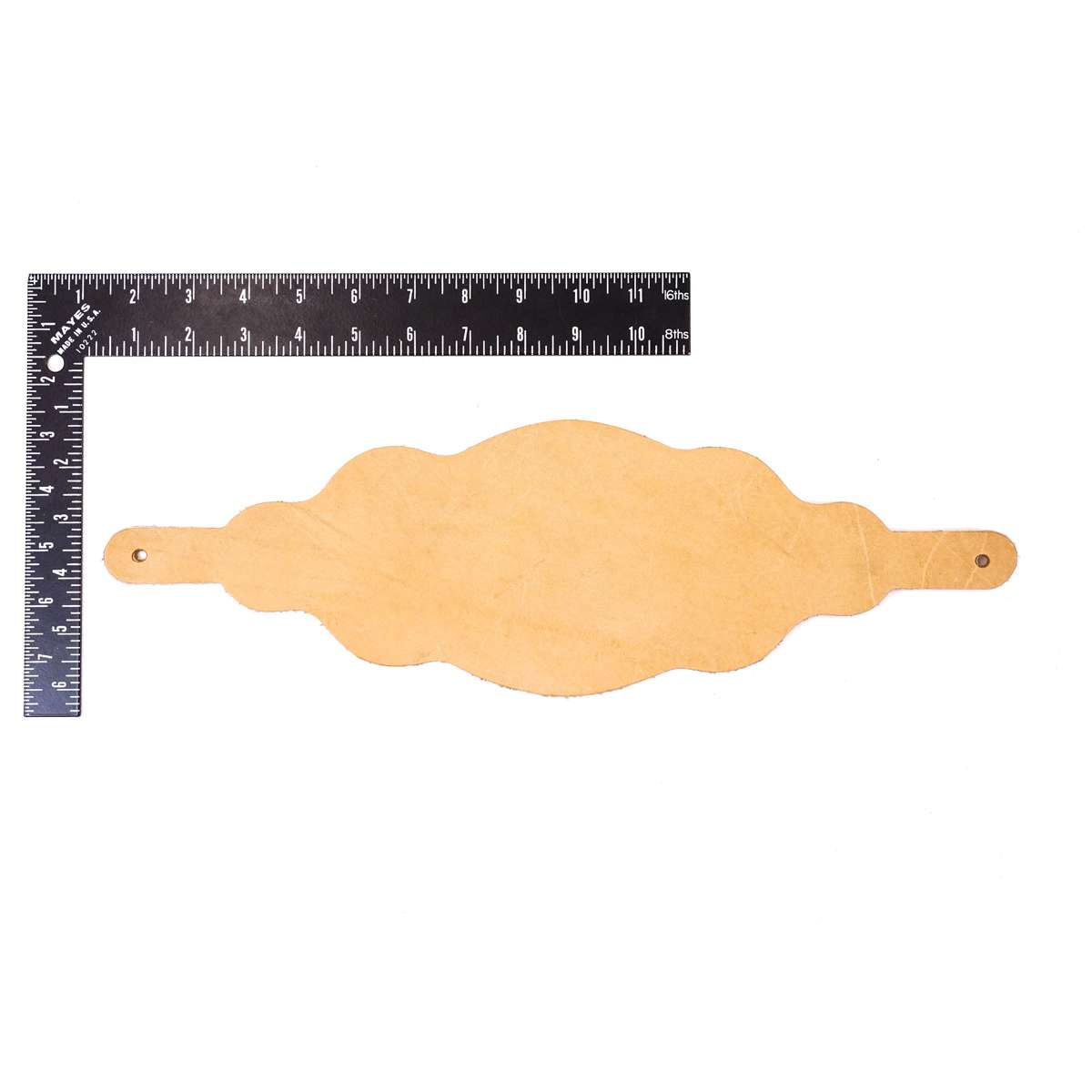 SHP090.SLC.2.jpg Wide Scalloped Bronc Halter Blank Image