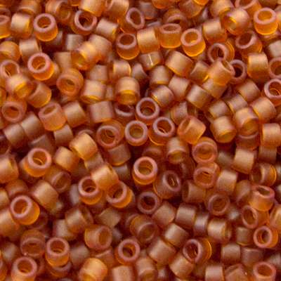 45-113764.SLC.jpg Delica Bead - Amber Transparent Matte DB764 Image