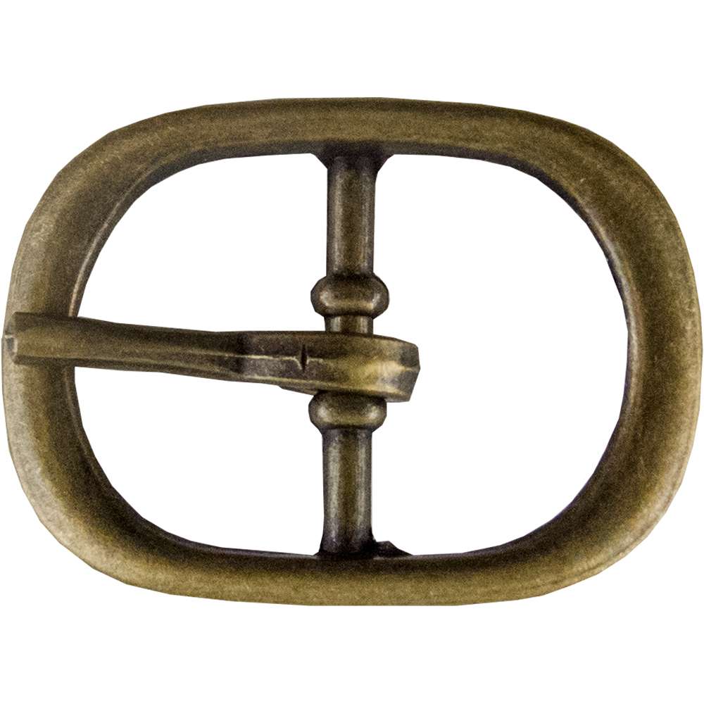 378-153503.SLC.jpg ¾" Center Bar Buckle - Antique Brass Image