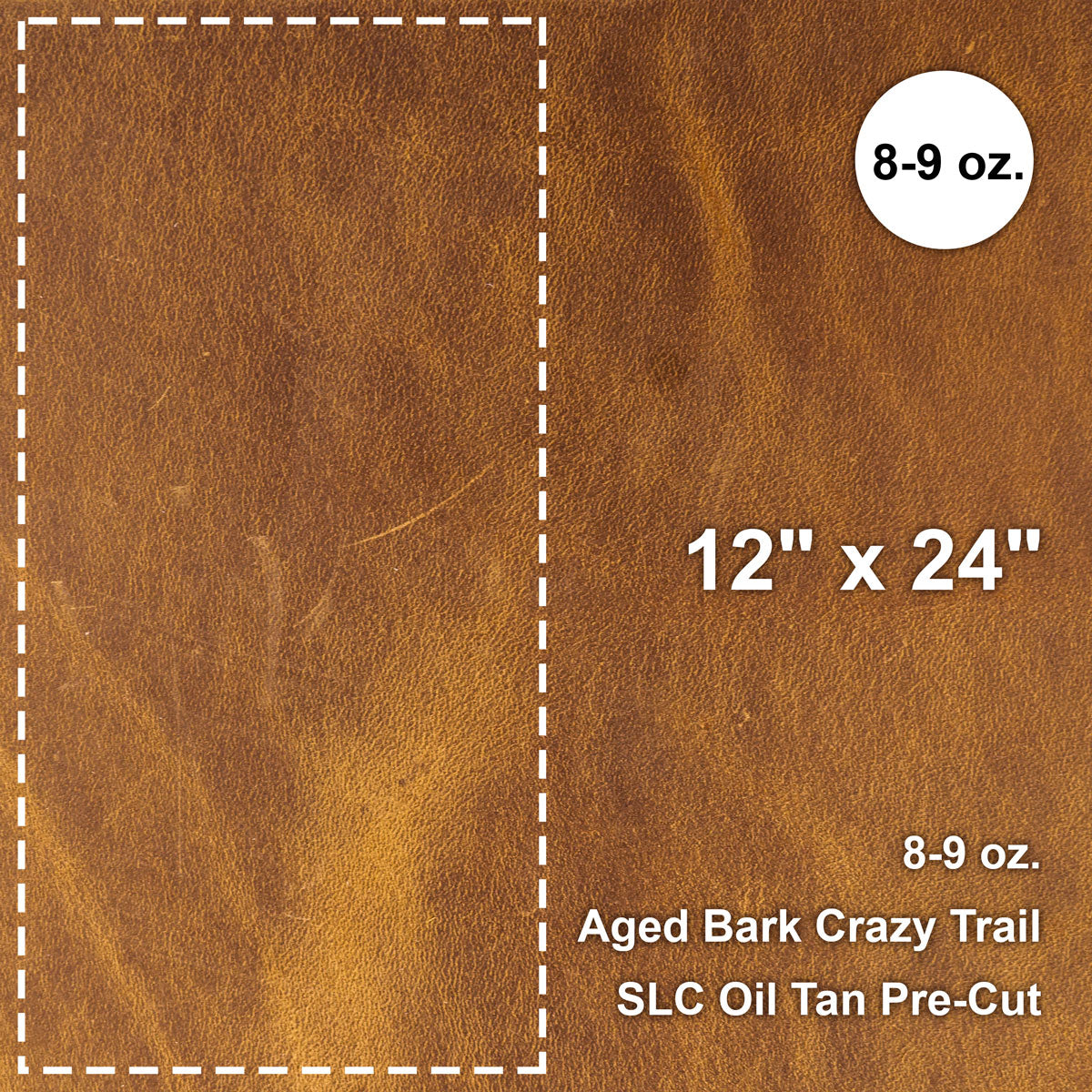 100-093.SLC.1.jpg 12"x 24" Aged Bark Crazy Trail Oil Tan Pre-Cut Image