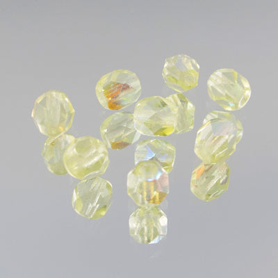 339-92.SLC.jpg 6mm Jonquil AB Bead Strand - Firepolished Image
