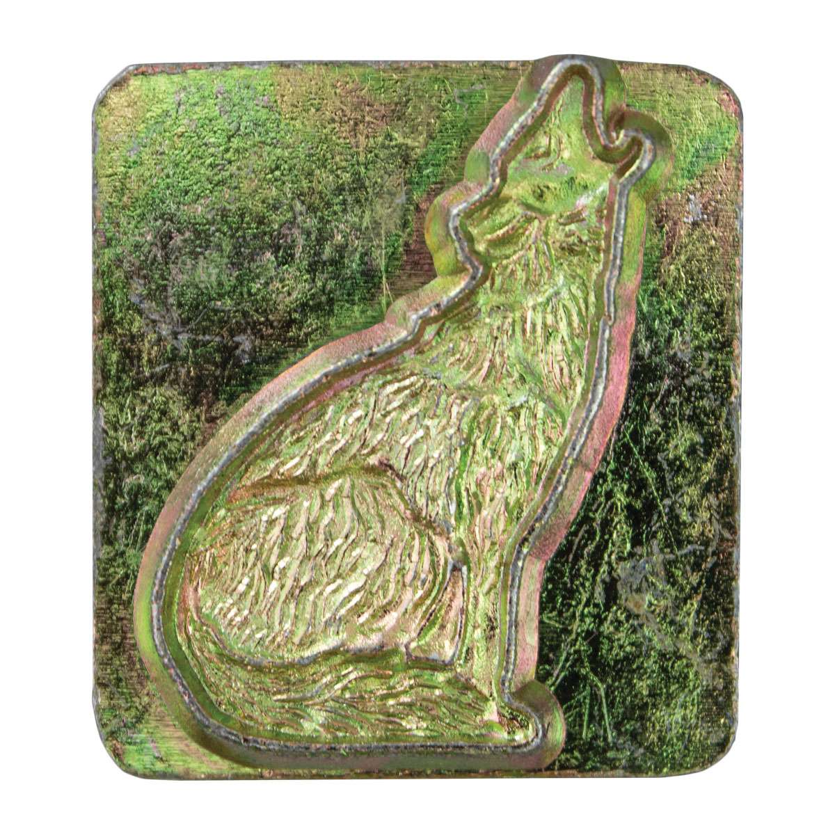 011-8842200.SLC.2.jpg Howling Coyote (Left) - 3D Stamp Image