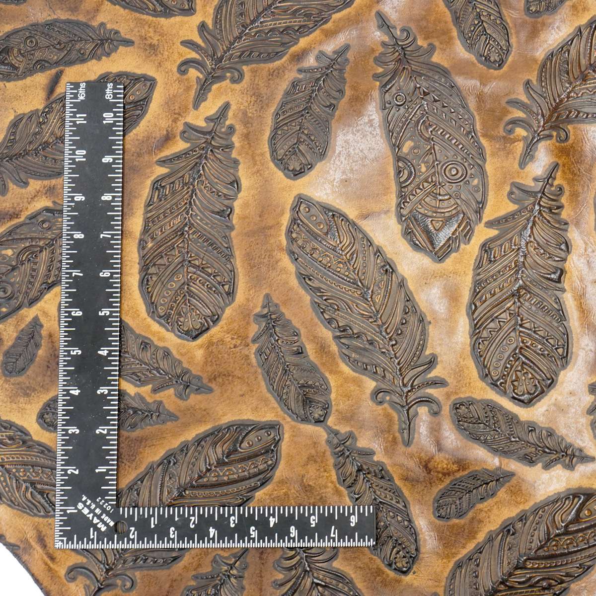 665-1903.SLC.2.jpg Embossed Plume Hide - Sunflower Image