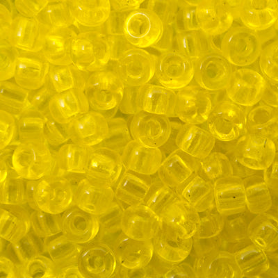 45-891361.SLC.jpg 8/0 Seed Beads - Transparent Yellow 22g Image
