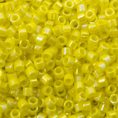 Delica Bead - Opaque Yellow AB DB160
