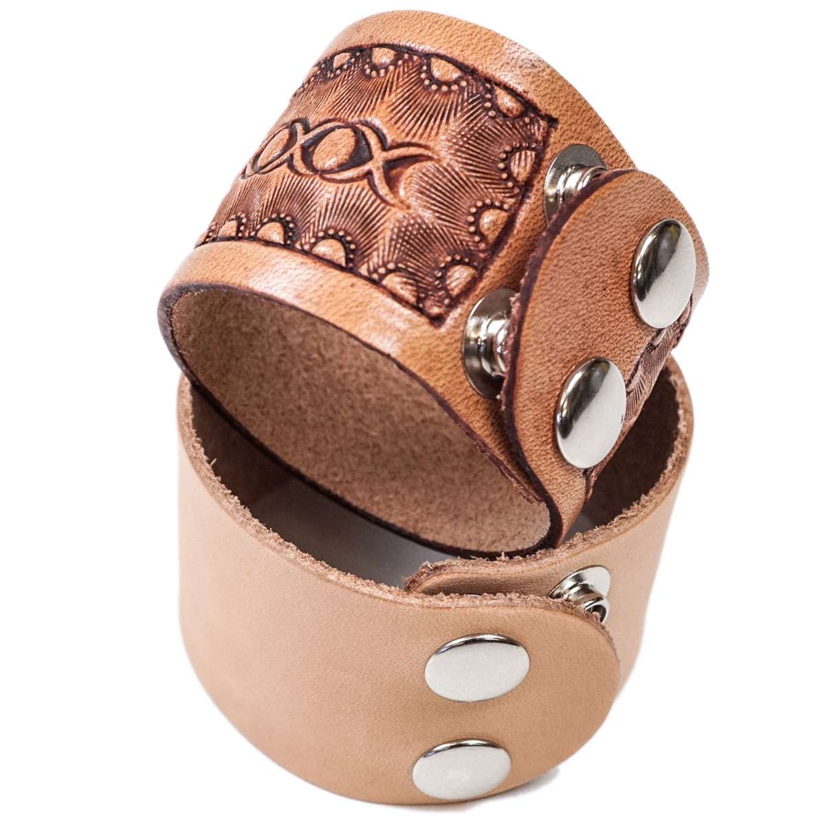 CUF009.SLC.5.jpg 1 1/2"  wrist band cuffs Image