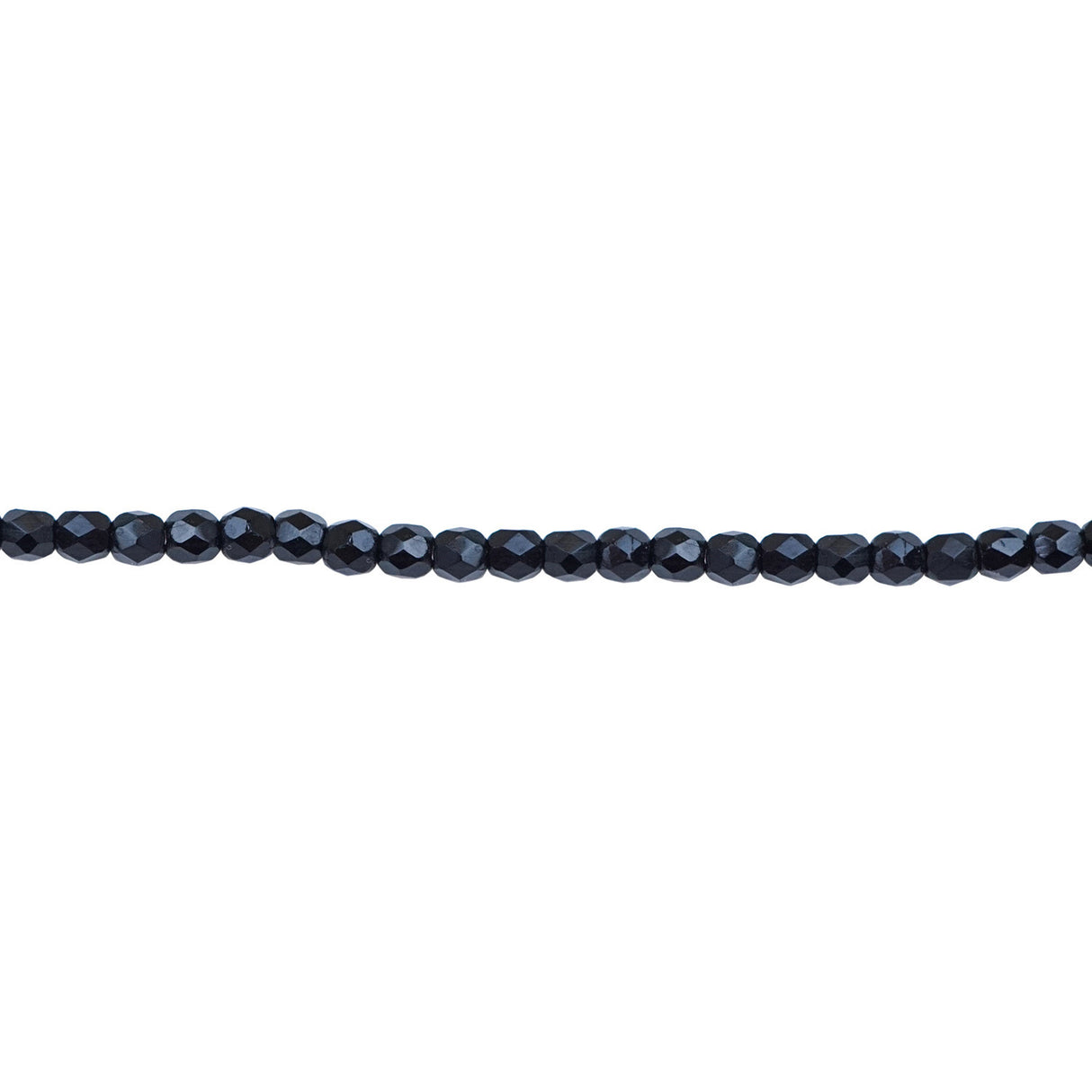 339-2.SLC.1.jpg 3mm Jet Bead Strand - Firepolished Image