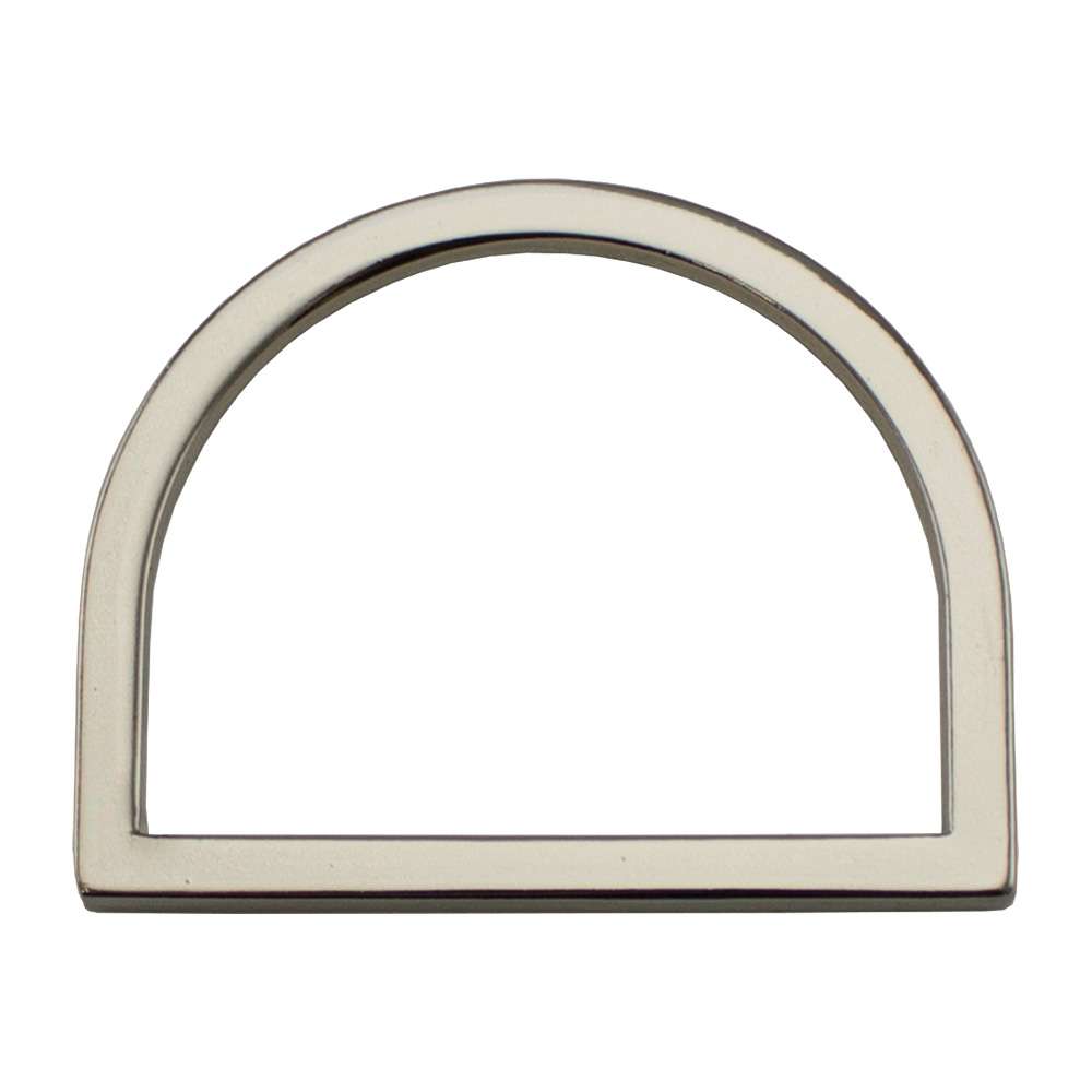 020-304200.SLC.jpg 1 1/2" Flat Cast D-Ring - Nickel Plate Image