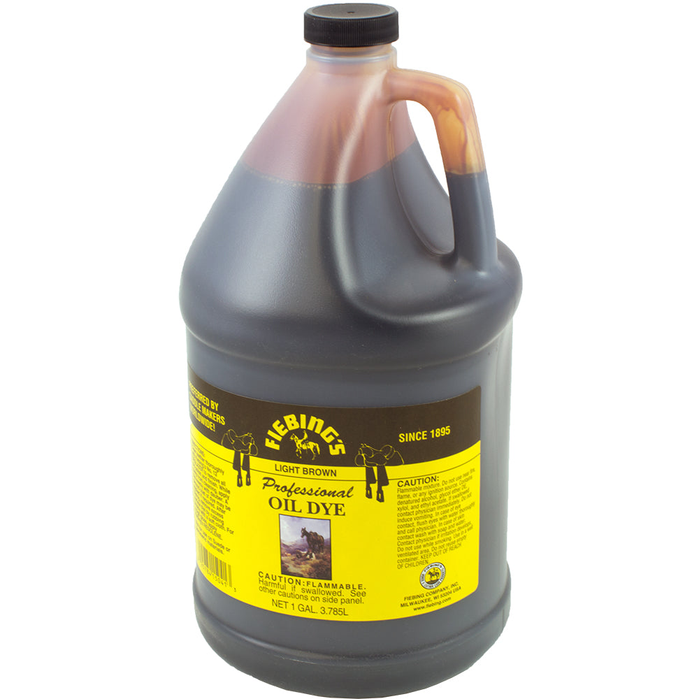 34-211303.SLC.jpg Fiebings Pro Dye - Light Brown Gallon Image