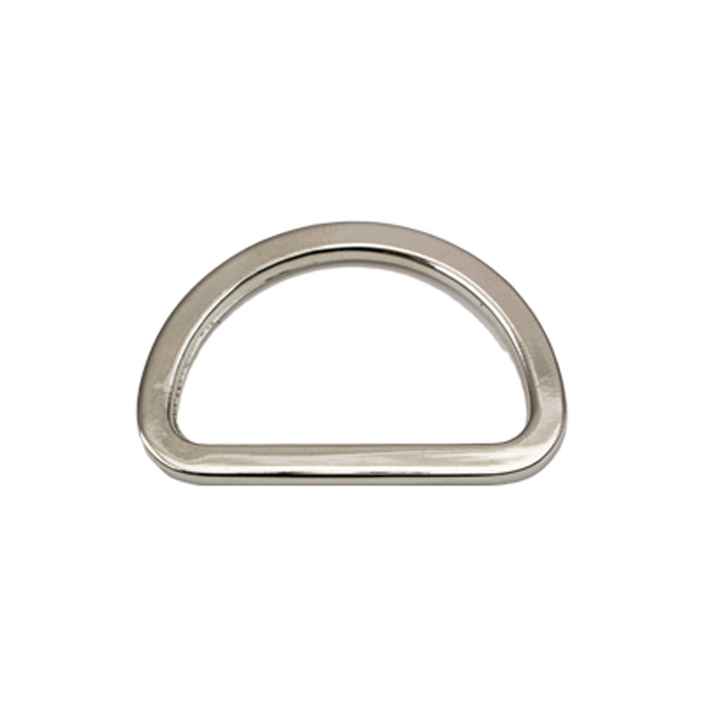 020-304301.SLC.jpg 1 1/4" Flat Cast D-Ring - Nickel Plate Image