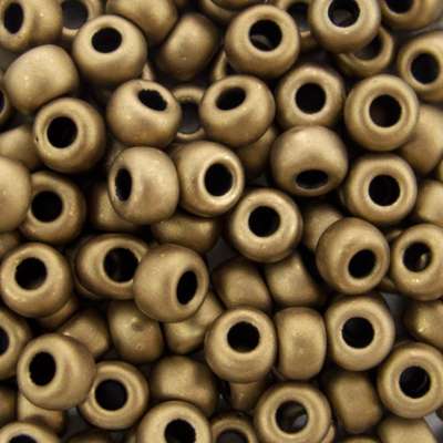 45-61255.SLC.jpg 6/0 Seed Beads - Matte Metallic Bronze 20g Image