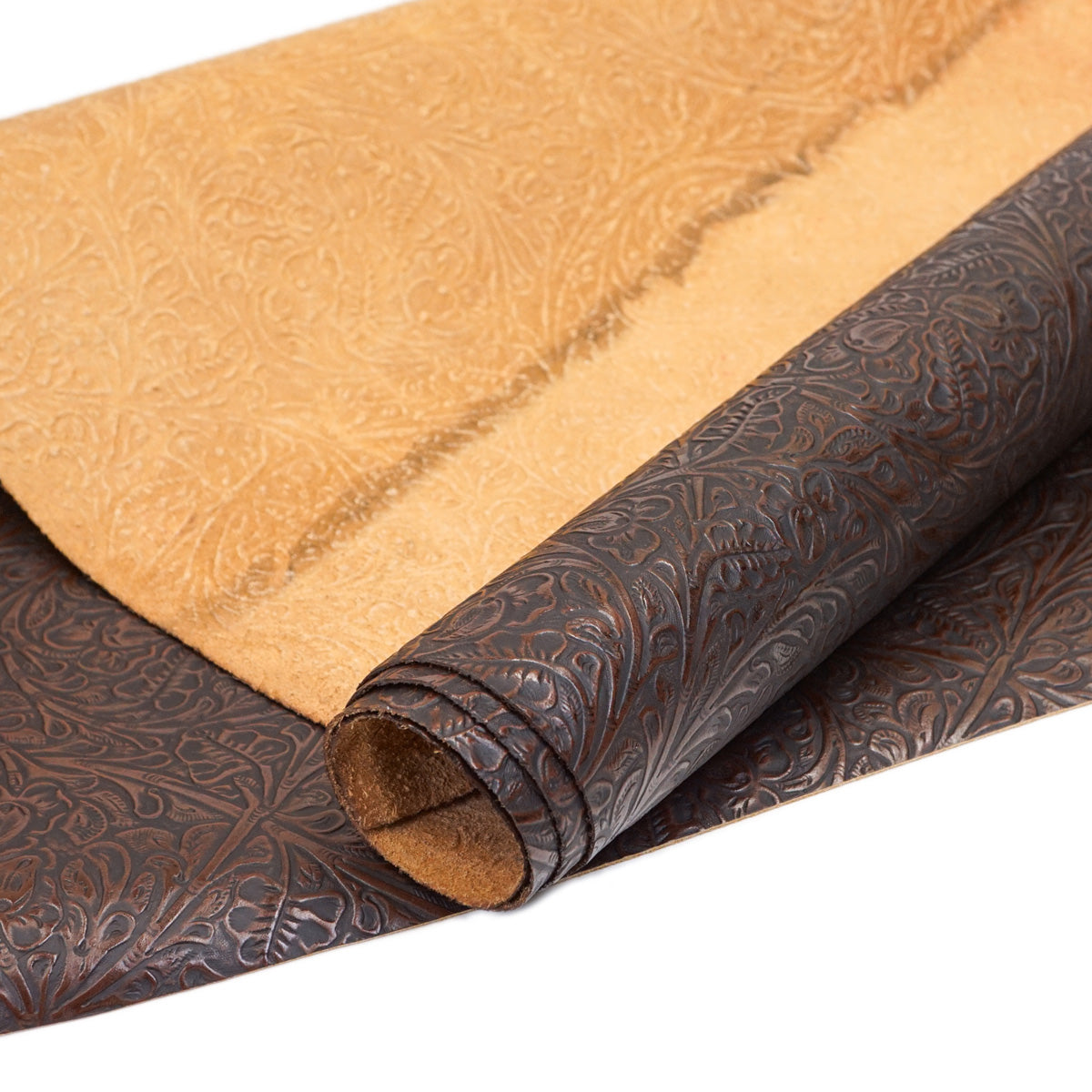 57-2715.SLC.1.jpg Western Tooled Side - Brown/Black Image