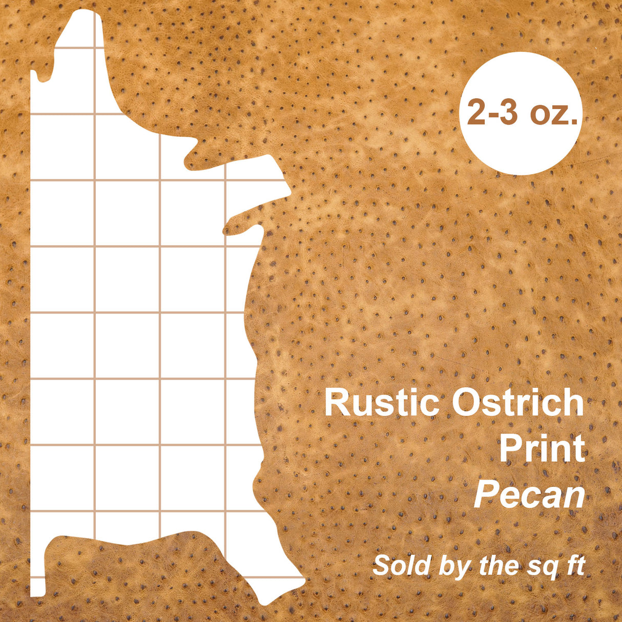 57-7512.SLC.3.jpg Rustic Ostrich Print - Pecan Image