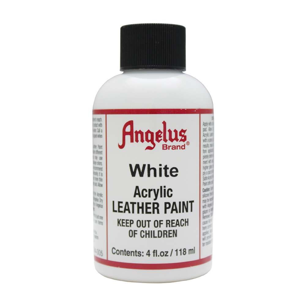 ALAPFO.White.01.jpg Angelus Leather Acrylic Paint 4oz Image