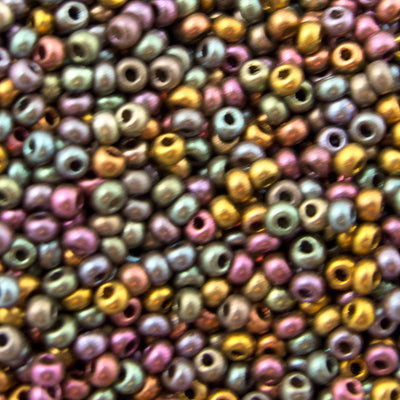 229-1029.SLC.jpg Seed Beads 10/0 Shiny Copper AB - 20g Image