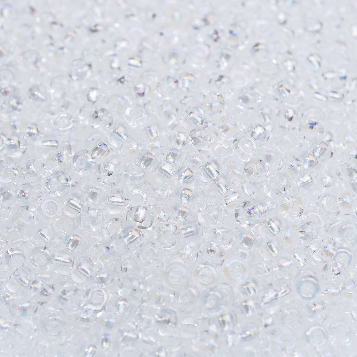 229-1032.SLC.1.jpg Seed Beads 10/0 Transparent Iris Crystal - 45g Image