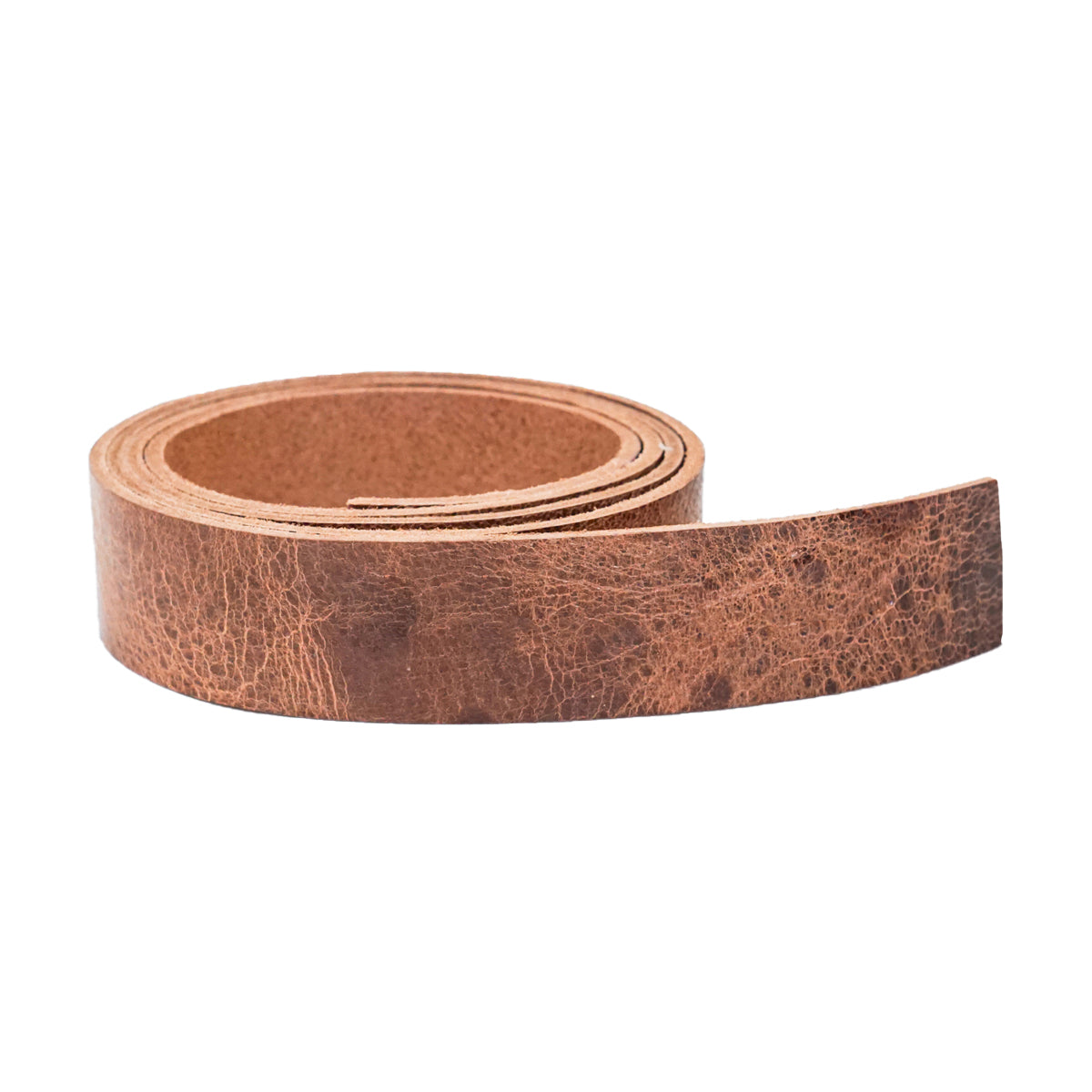 Buffalo Belt Strips, Vintage Tan 1 ½