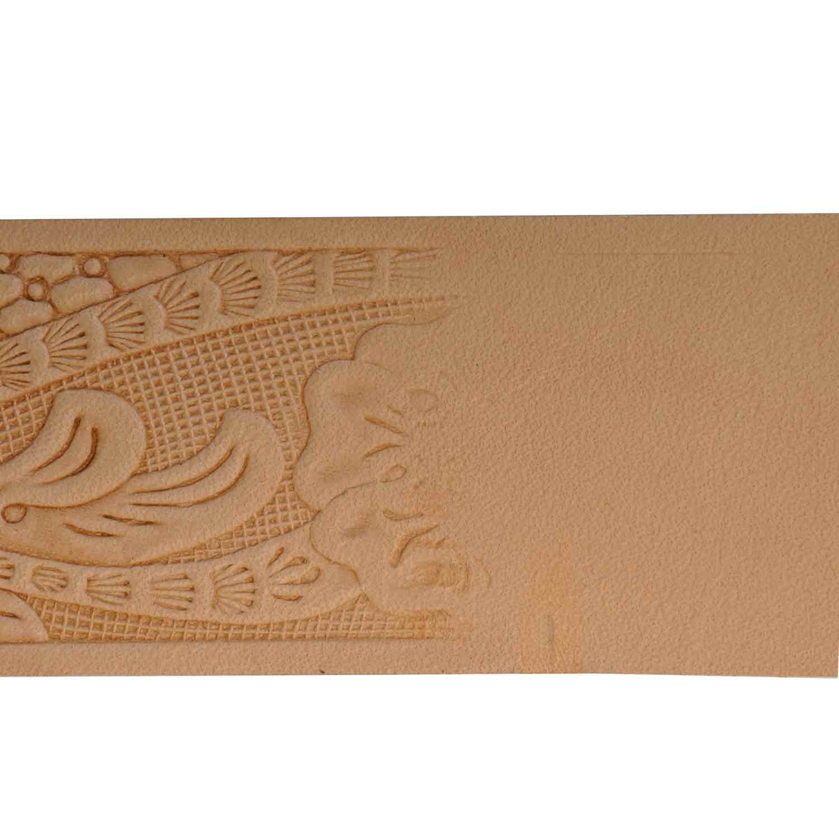 100-456807.SLC.03.jpg 1-1/2" Embossed Floral Name Space Belt Strip Image